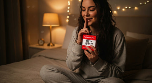 Truth or dare cards for a date night gift set